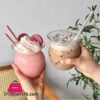 Matka Glass Sundae Milkshake Cup Ice Cream Juice Dessert Parfait Yogurt Milk Tea Cup - 550Ml 2 Matka Glass Sundae Milkshake Cup Ice Cream Juice Dessert Parfait Yogurt Milk Tea Cup - 550Ml