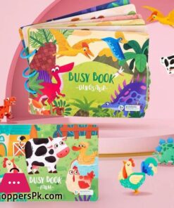 Montessori Busy Book For Kids Sticker Quiet Book Baby Early Educational Toy Toddlers Matching Puzzles Game Learning Toys Gifts Pizazzazz