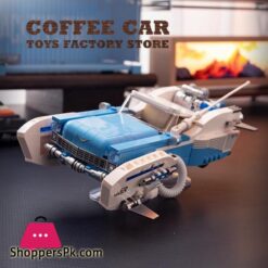 New High-Tech Future Cars Building Blocks Model Science Fiction Vehicle Bricks 2 In 1 Racing Children Toys Adult Kids Gifts