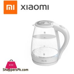 New Xiaomi Deerma Transparent Electric Kettle SH30W 17L Capacity 360 rotation Easy To Clean 1850 2200W White