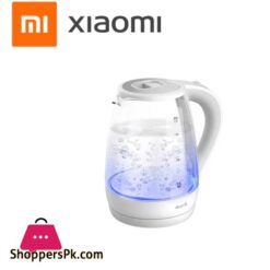 New Xiaomi Deerma Transparent Electric Kettle Sh30W 17L Capacity 360 Rotation Easy To Clean 1850 2200W White