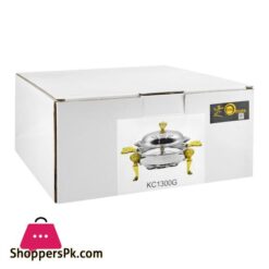 Onemore Oval Casserole Serving Glass Dish Buffet Food Warmer Kc1300Sw