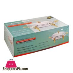 Onemore Oval Casserole Serving Glass Dish Buffet Food Warmer 3 Liter Kc300Sw