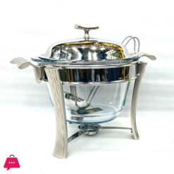 Paramount Series Round Soup Warmer With Ladle 4 Liter 