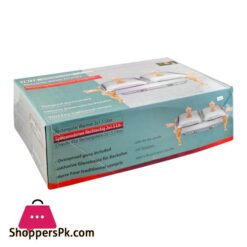 Onemore Rectangular Casserole Serving Glass Dish With Candle Standrack Buffet Food Warmer 2X15 Liter Kc500Sw