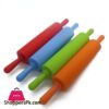 Silicone Dough Roller Middle Size Rolling Pin Colorful Pastry Tool 12Inch Long