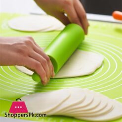 Silicone Dough Roller Middle Size Rolling Pin Colorful Pastry Tool 12Inch Long