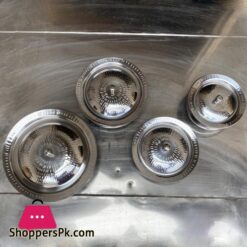 Stainless Steel Handi Set 4 Pieces Serving Handi Modern Design