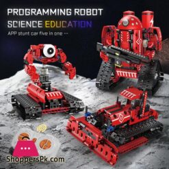 Technical Intelligent Robot App Remote Control Building Blocks Bricks Programming Usb Gift Sets Toys Construction Kids