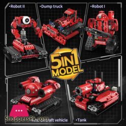 Technical Intelligent Robot App Remote Control Building Blocks Bricks Programming Usb Gift Sets Toys Construction Kids