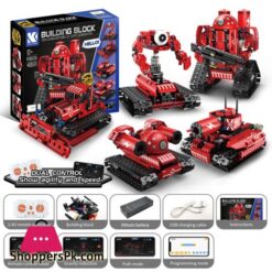 Technical Intelligent Robot App Remote Control Building Blocks Bricks Programming Usb Gift Sets Toys Construction Kids
