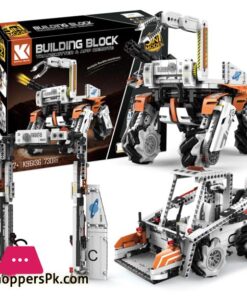 Technical Intelligent Robot Dog Forklift Loader Door frame APP Remote Control Building Blocks Bricks Programming Gift Set
