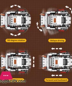 Technical Intelligent Robot Dog Forklift Loader Door Frame App Remote Control Building Blocks Bricks Programming Gift Set - Image 5