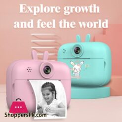 Thermal Photo Video Print Camera Front Back Dual Thermal Inkless Hd Photo Video Cartoon Mini Kids Camera Boy Girl Birthday Gift 10 Thermal Photo Video Print Camera Front Back Dual Thermal Inkless Hd Photo Video Cartoon Mini Kids Camera Boy Girl Birthday Gift