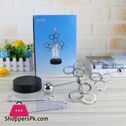 Three-Circle Perpetual Motion Apparatus Newton Pendulum Creative Newton'S Cradle Miniature Model Ornaments Home Decor