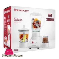 West Point Deluxe 3 In 1 Blender And Grinder 350W 220 240V Wf 312