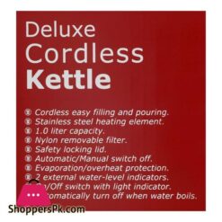 West Point Deluxe Cordless Kettle 1 Liter Wf 408