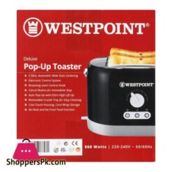 West Point Deluxe Pop Up Toaster Wf 2538