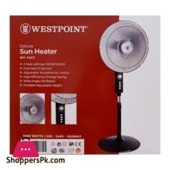 West Point Deluxe Sun Heater 500W1000W Wf 5307