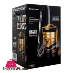 West Point Professional Vacuum Cleaner 2200W 25L Wf 3469