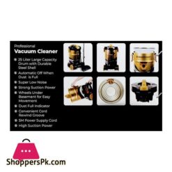 West Point Professional Vacuum Cleaner 2200W 25L Wf 3469
