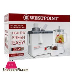 West Point Deluxe Juicer Blender Dry Mil 750W Wf 8813