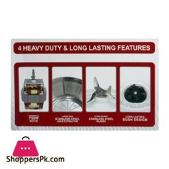 West Point Deluxe Juicer Blender Dry Mil 750W Wf 8813