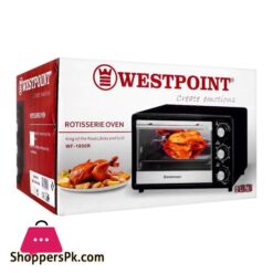 Westpoint Deluxe Rotisserie Oven With Kebab Grill Toaster 24Ltr Wf 2310 1380W