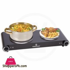 Westpoint Hot Plate Double WF 262 Black