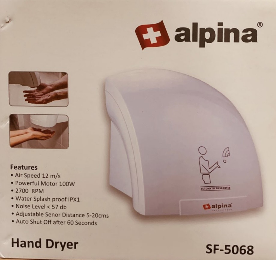 Alpina Hand Dryer Power Full Motor Sf-5068