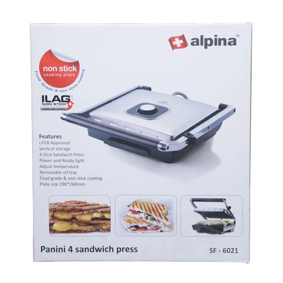 Alpina Panini 4 Sandwich Press Sf-6021