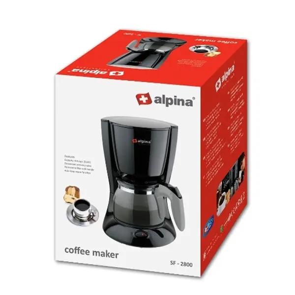 Alpina Sf - 2800 Coffee Maker 4-6 Cups 1000W