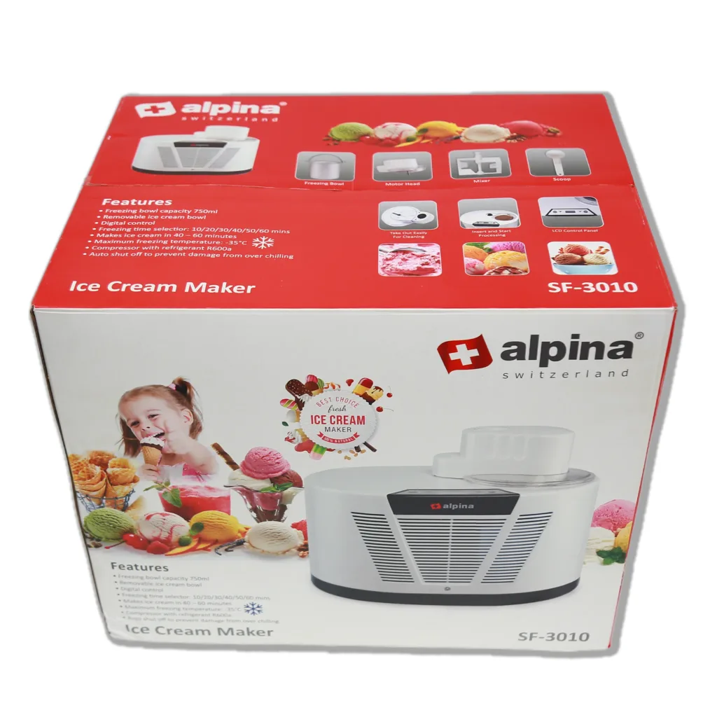 Alpina Sf-3010 Ice Cream Maker With Compressor 150W