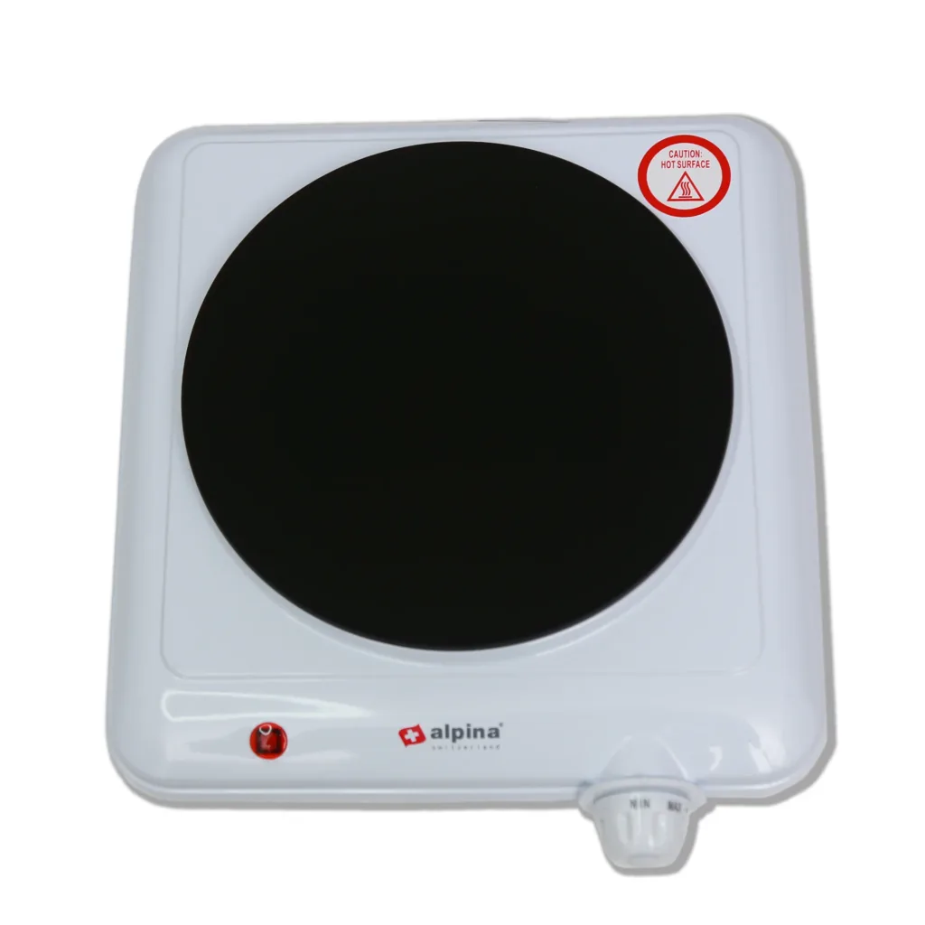 Alpina Sf-6005 Glasstop Single Ceramic Hotplate 1250W