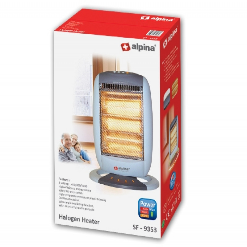Alpina Sf-9353 Halogen Heater 1200W