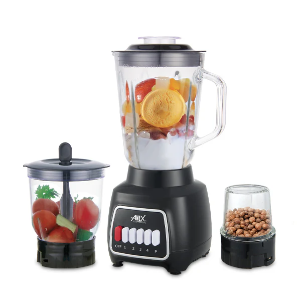 Anex Ag-6137Gl Deluxe Blender Grinder 3 In 1