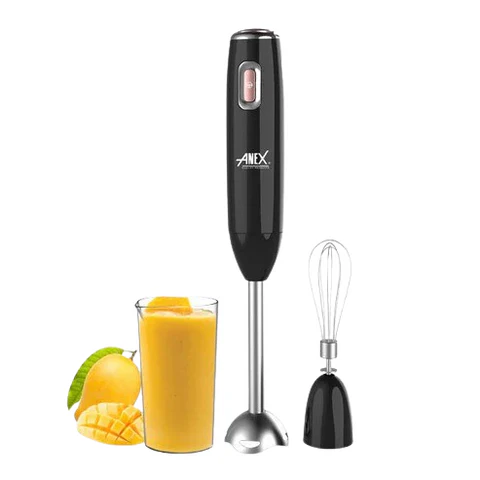 Anex Deluxe Hand Blender With Whisk 500Ml Plastic Jar 300W Ag-123