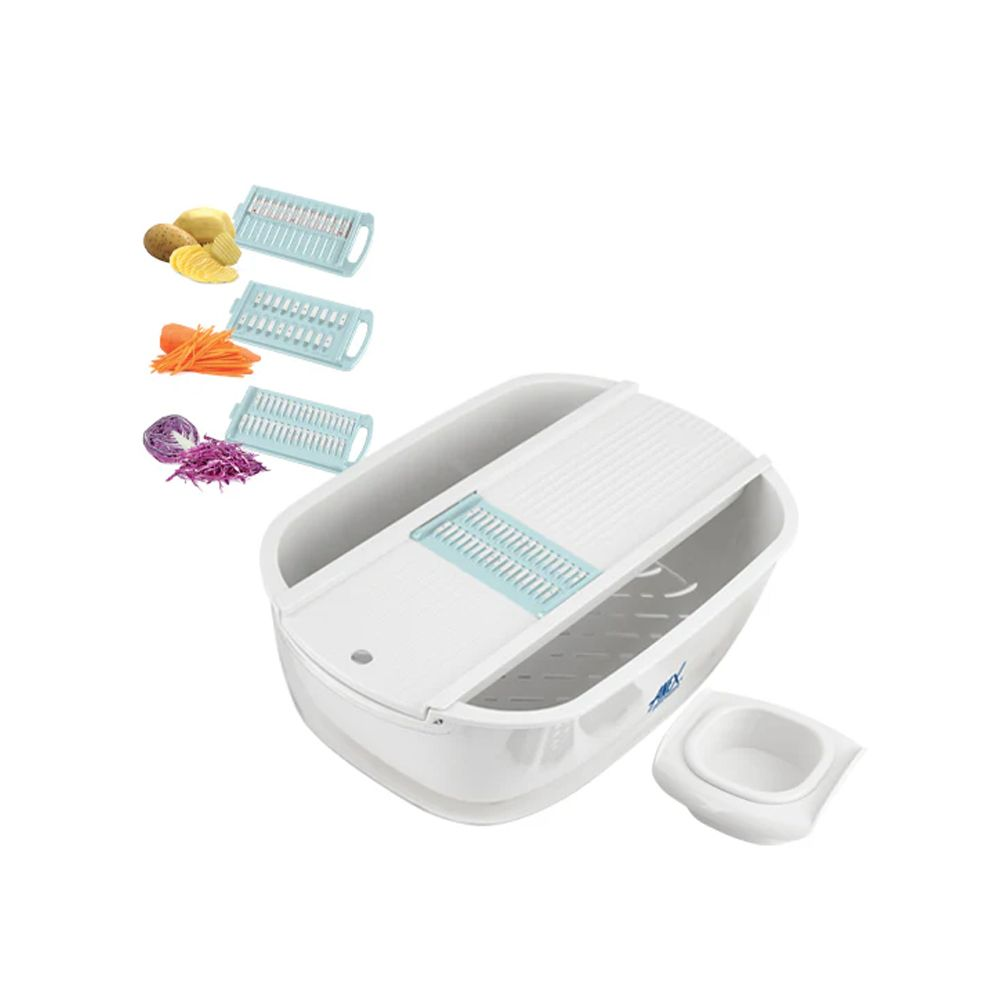 Anex Super Deluxe Manual Vegetable And Food Slicer Green Ag-17