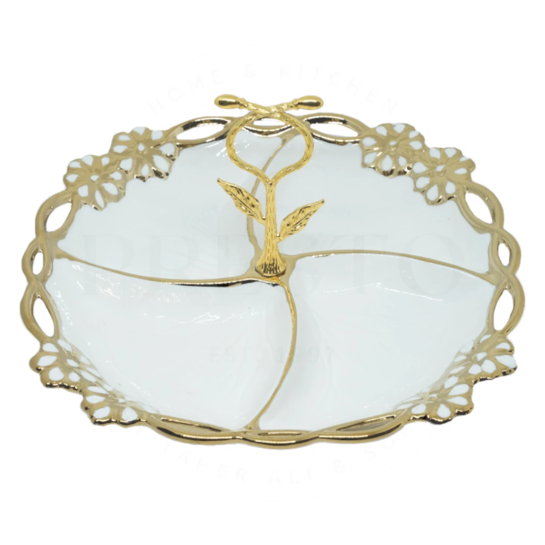 Angela Ceramic Dry Fruit Dish 4 Portion