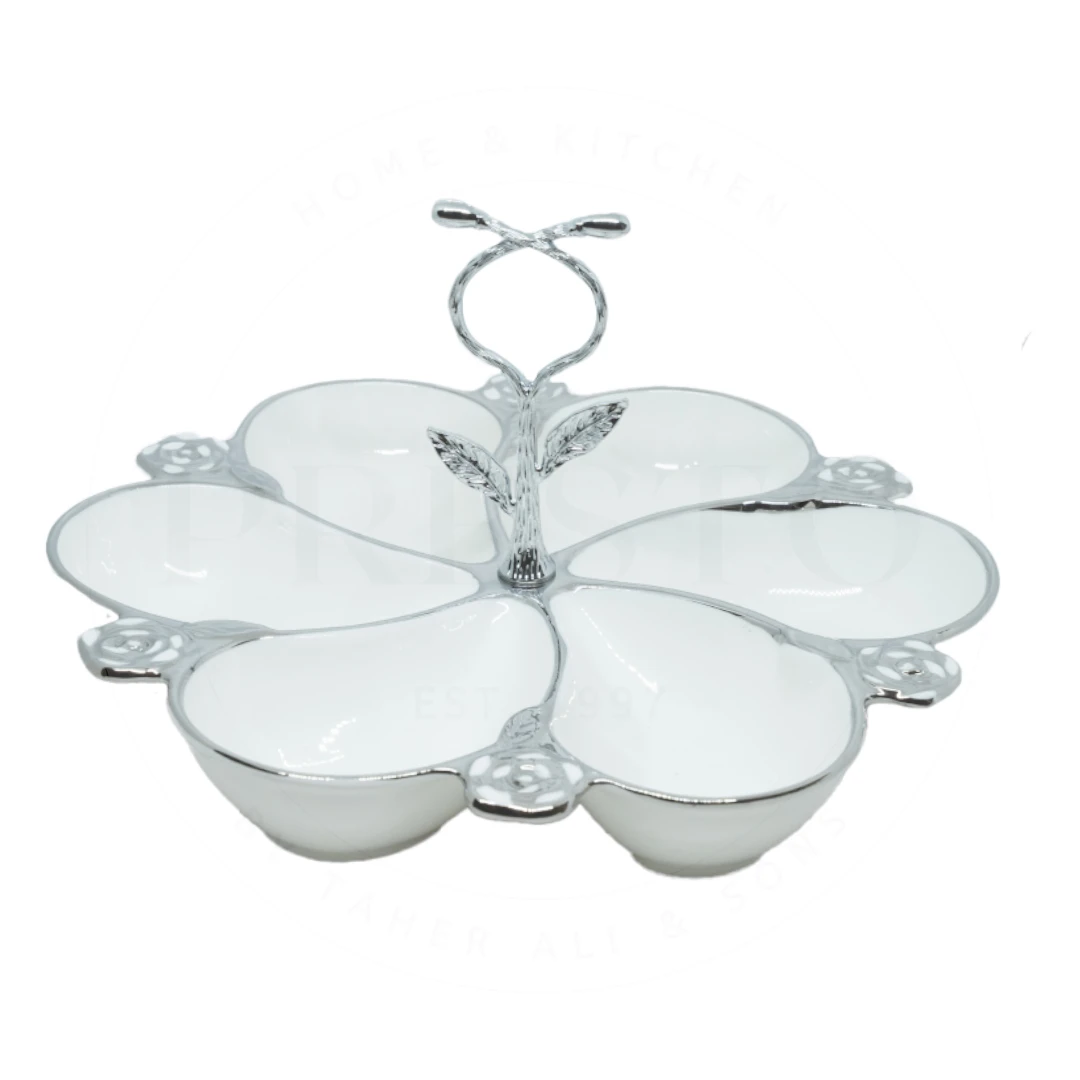 Angela Ceramic Dry Fruit Dish 6 Portion