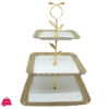 Angela Square 3Tier Cake Stand
