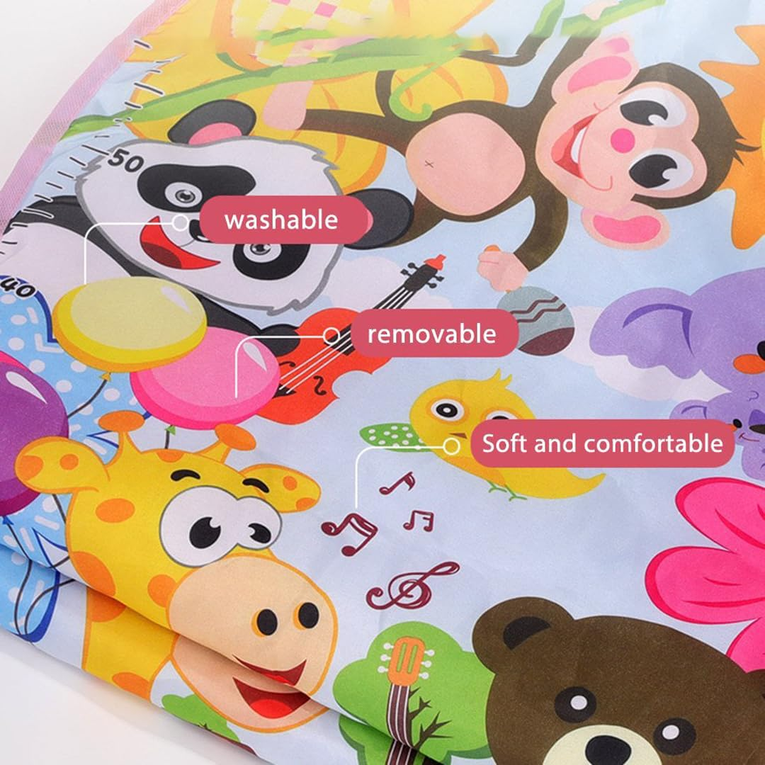 Baby Gym Puzzle Mat Educational Rack Baby Toys Music Play Mat With Piano