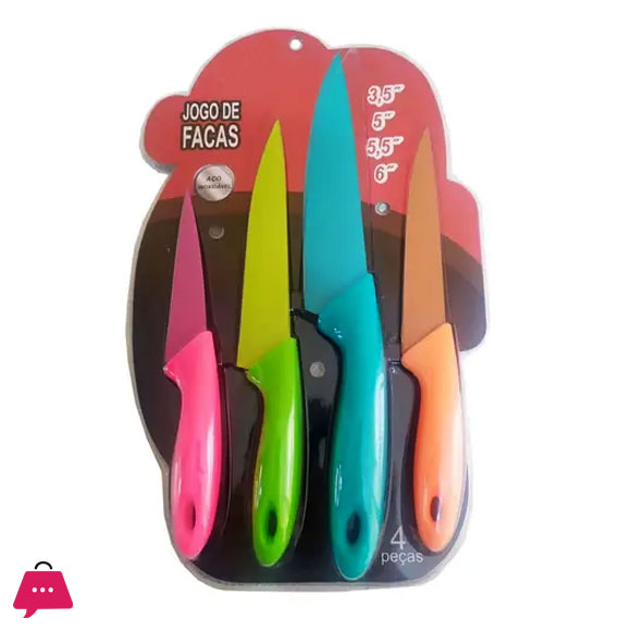 Bali Colorful Stainless Steel Knife Set For Kitchen Barbecue Vegetables 3 Bali Colorful Stainless Steel Knife Set For Kitchen Barbecue Vegetables