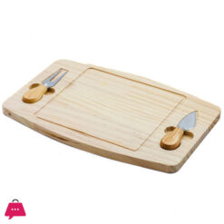 Bamboo Cheese &Amp; Pizza Board Serving Platter
