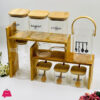 Bamboo Kitchen Spice Station