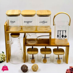 Bamboo Kitchen Spice Station