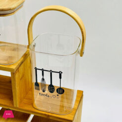 Bamboo Kitchen Spice Station