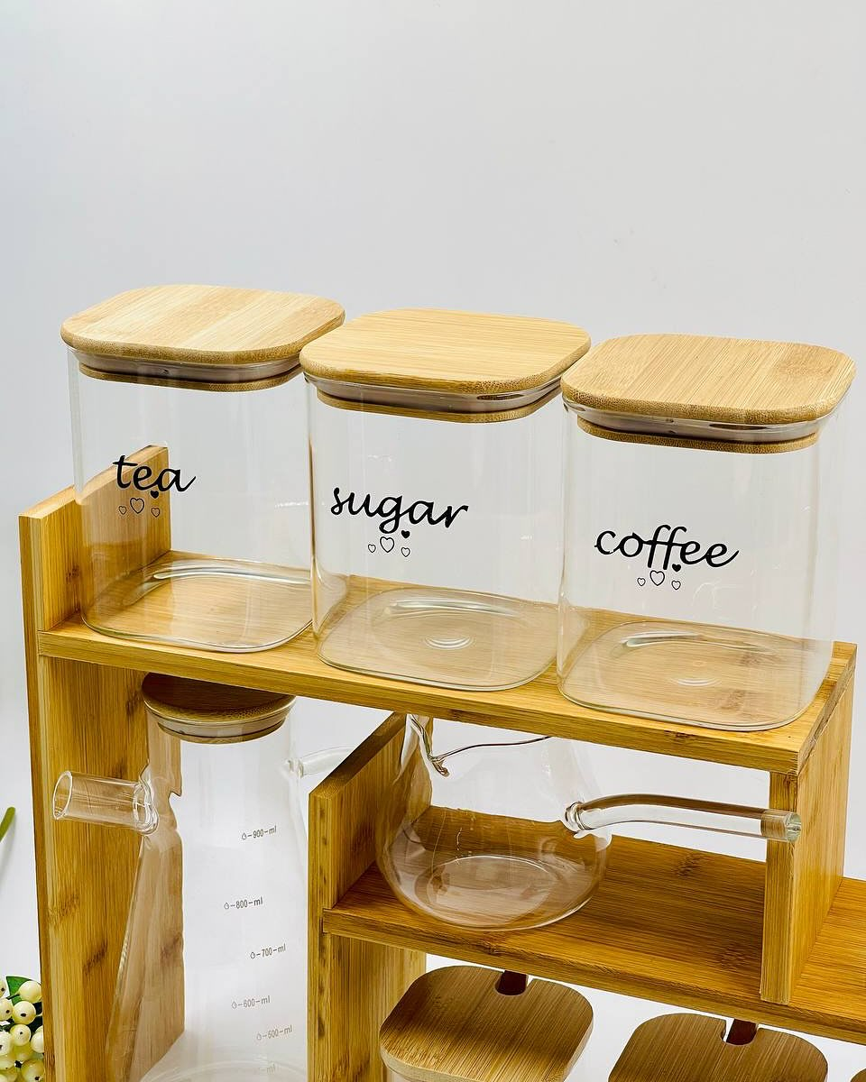 Bamboo Kitchen Spice Station