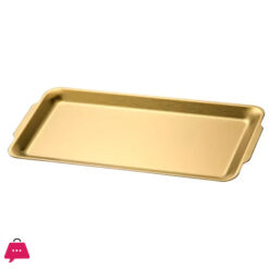 Bar B Q Serving Plate Gold 32*16 CM
