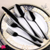 Black Stainless Steel Cutlery Tableware